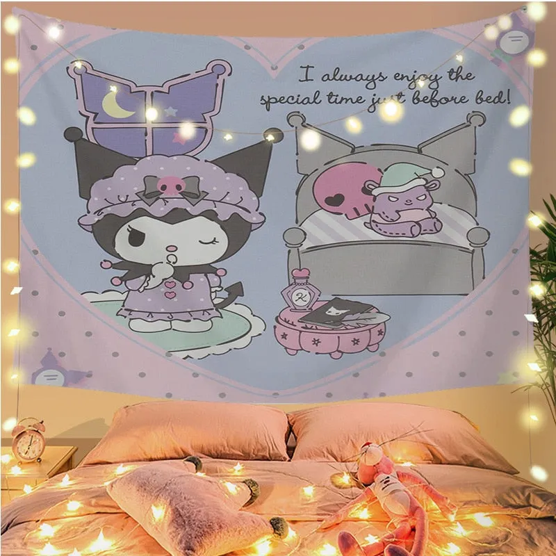 Charming Kuro Tapestry