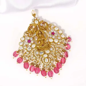 Charming Lakshmi Moissanite Pendant