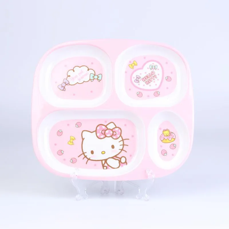 Charming Pink Kitty Tableware Set