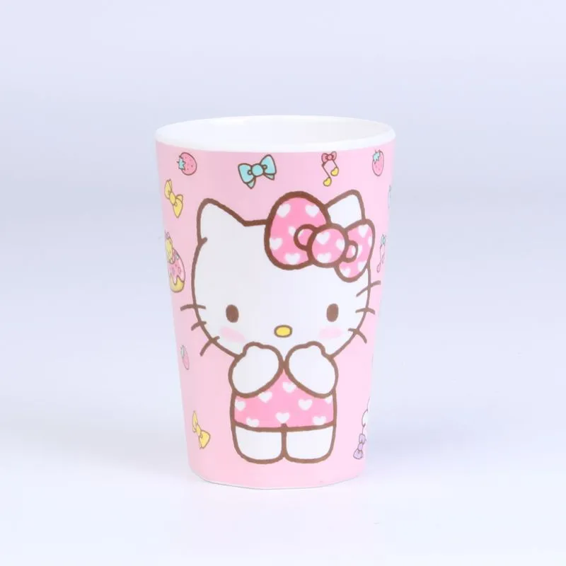 Charming Pink Kitty Tableware Set