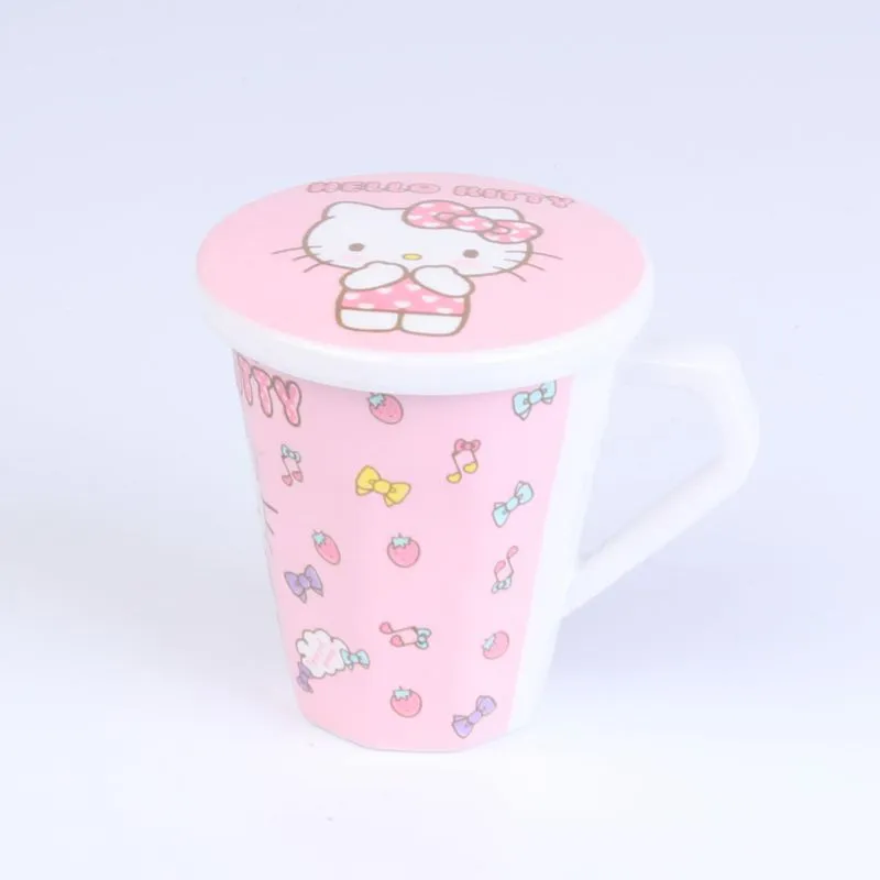 Charming Pink Kitty Tableware Set