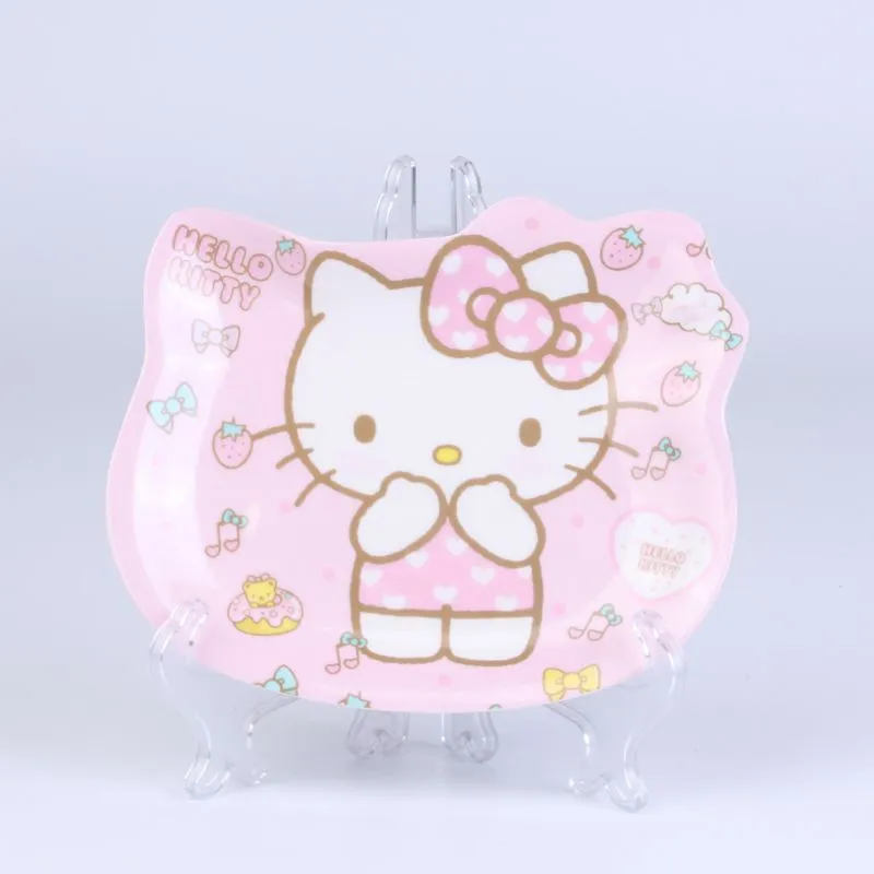 Charming Pink Kitty Tableware Set