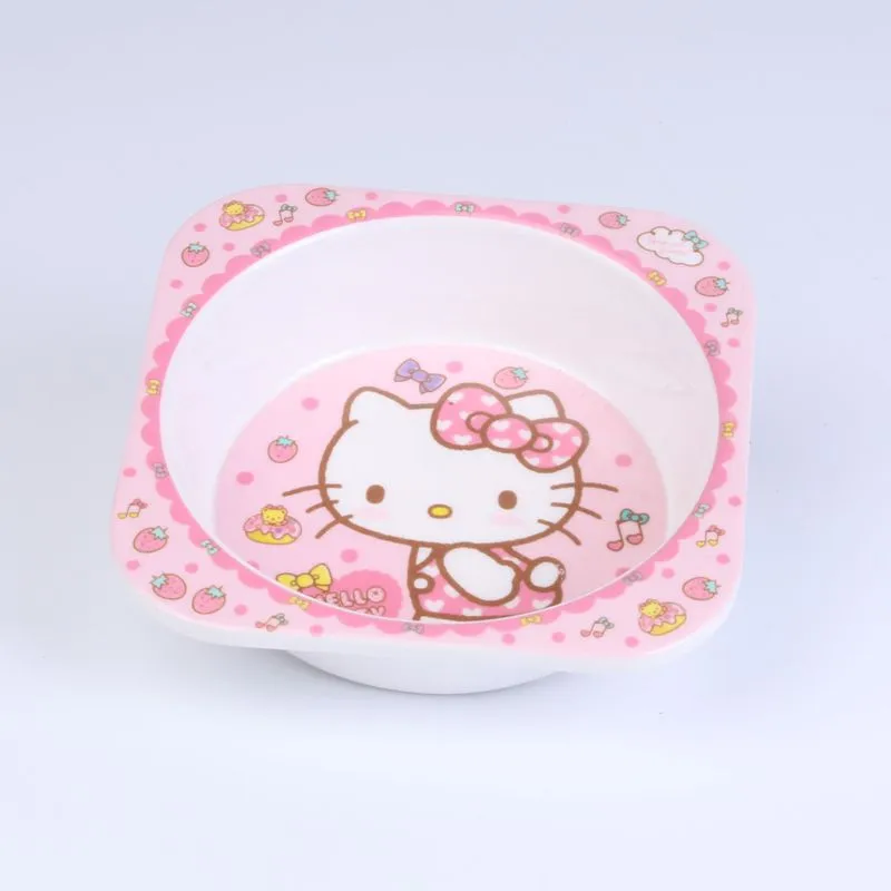 Charming Pink Kitty Tableware Set