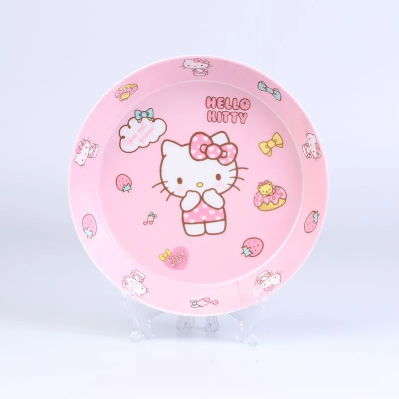 Charming Pink Kitty Tableware Set
