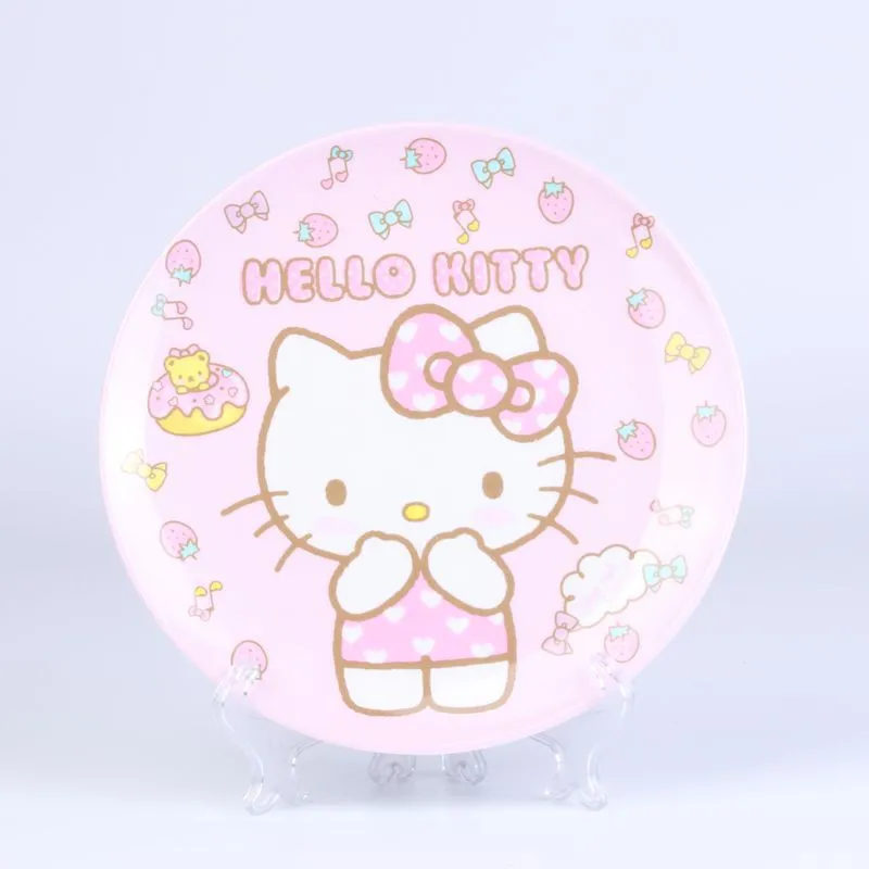 Charming Pink Kitty Tableware Set