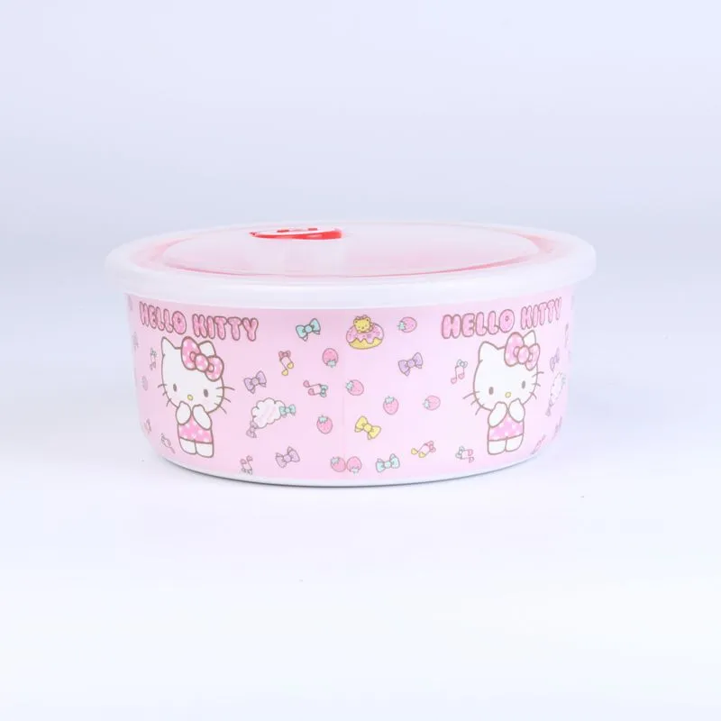 Charming Pink Kitty Tableware Set