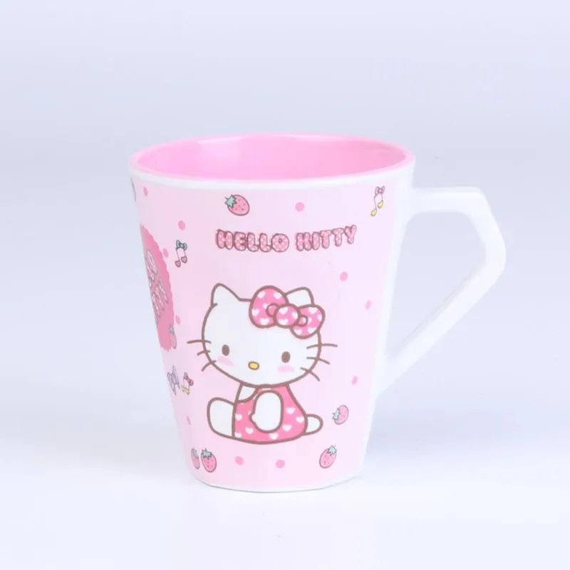 Charming Pink Kitty Tableware Set