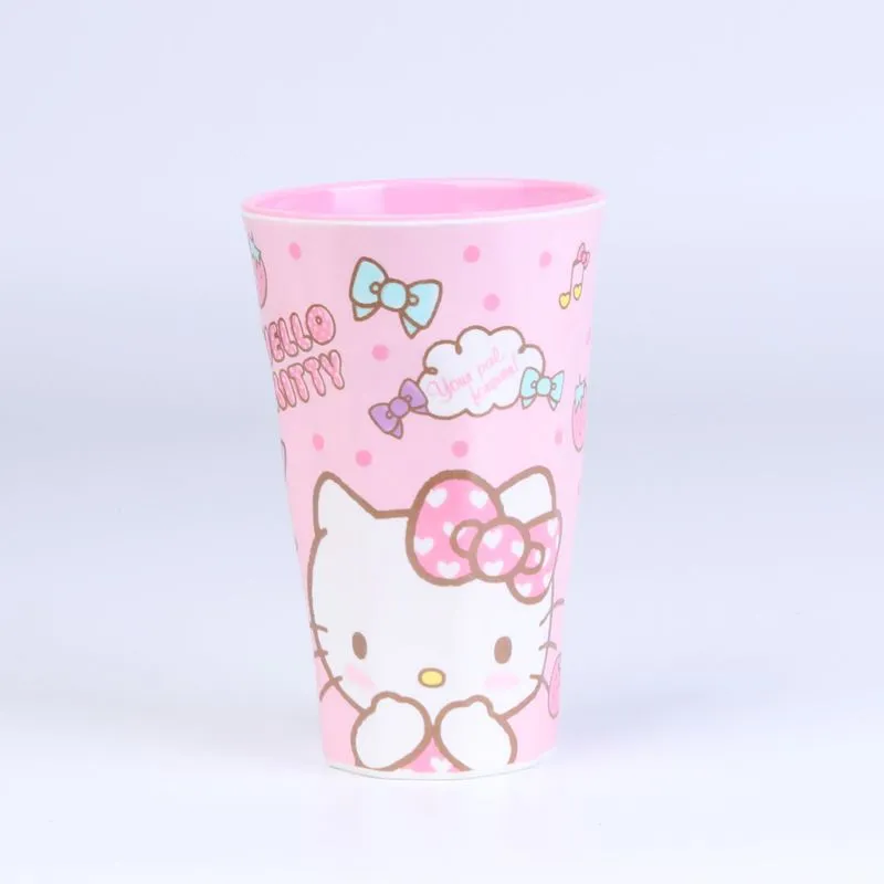 Charming Pink Kitty Tableware Set