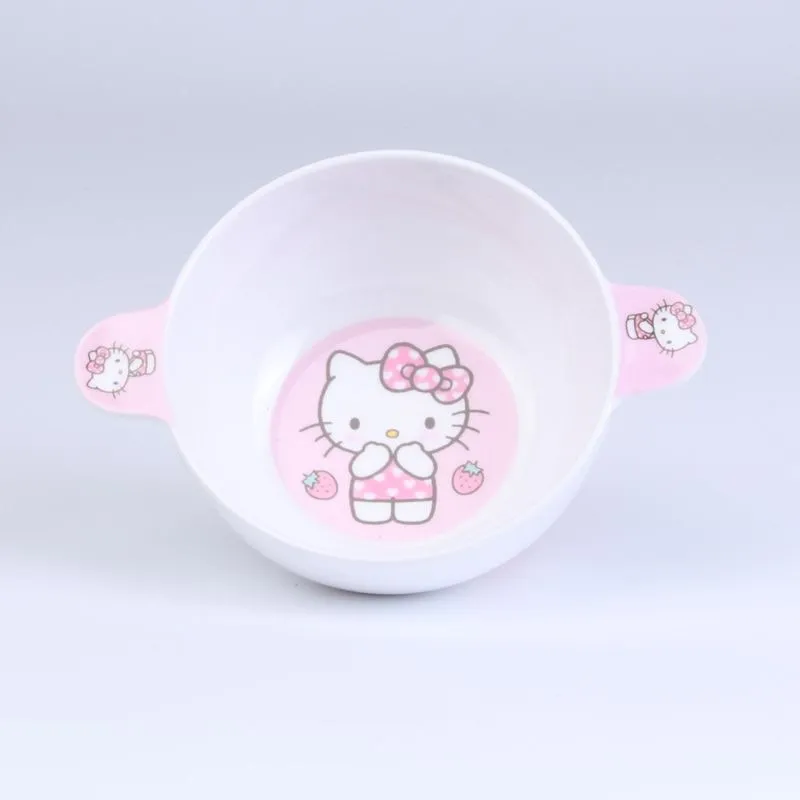 Charming Pink Kitty Tableware Set