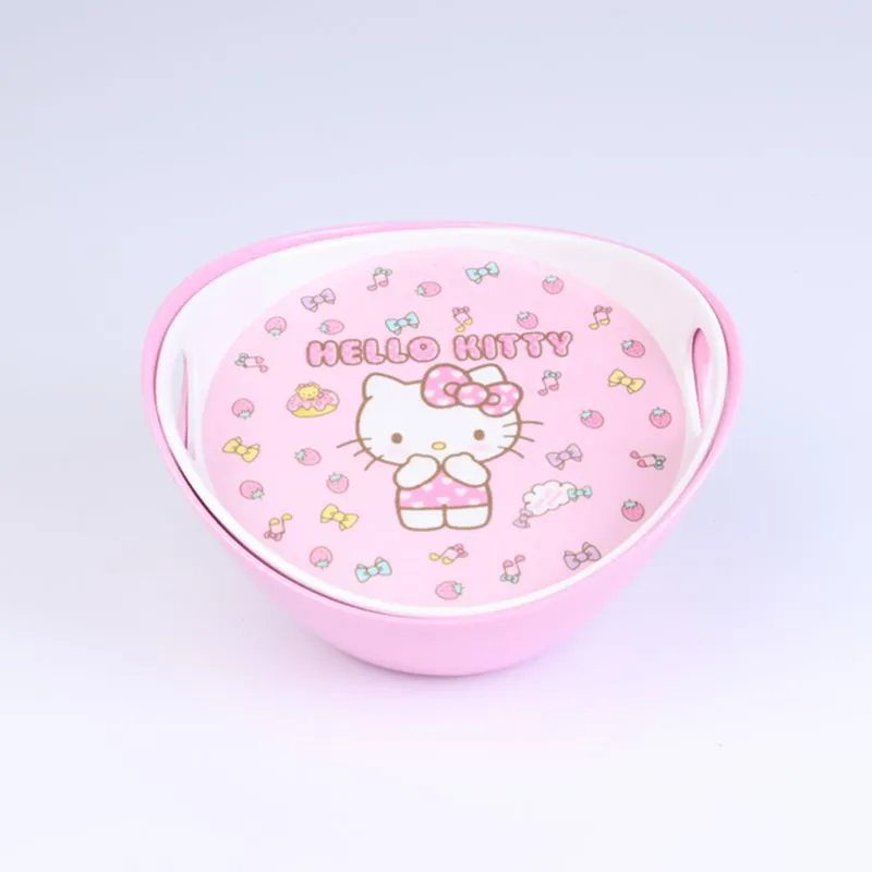 Charming Pink Kitty Tableware Set