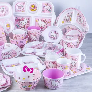Charming Pink Kitty Tableware Set