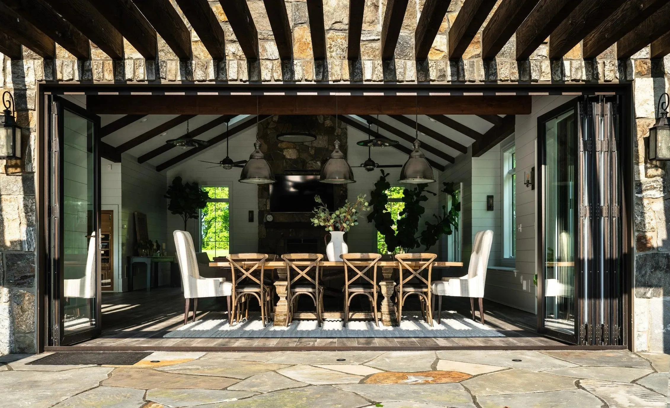 Charming Stone Home with Expansive Porch