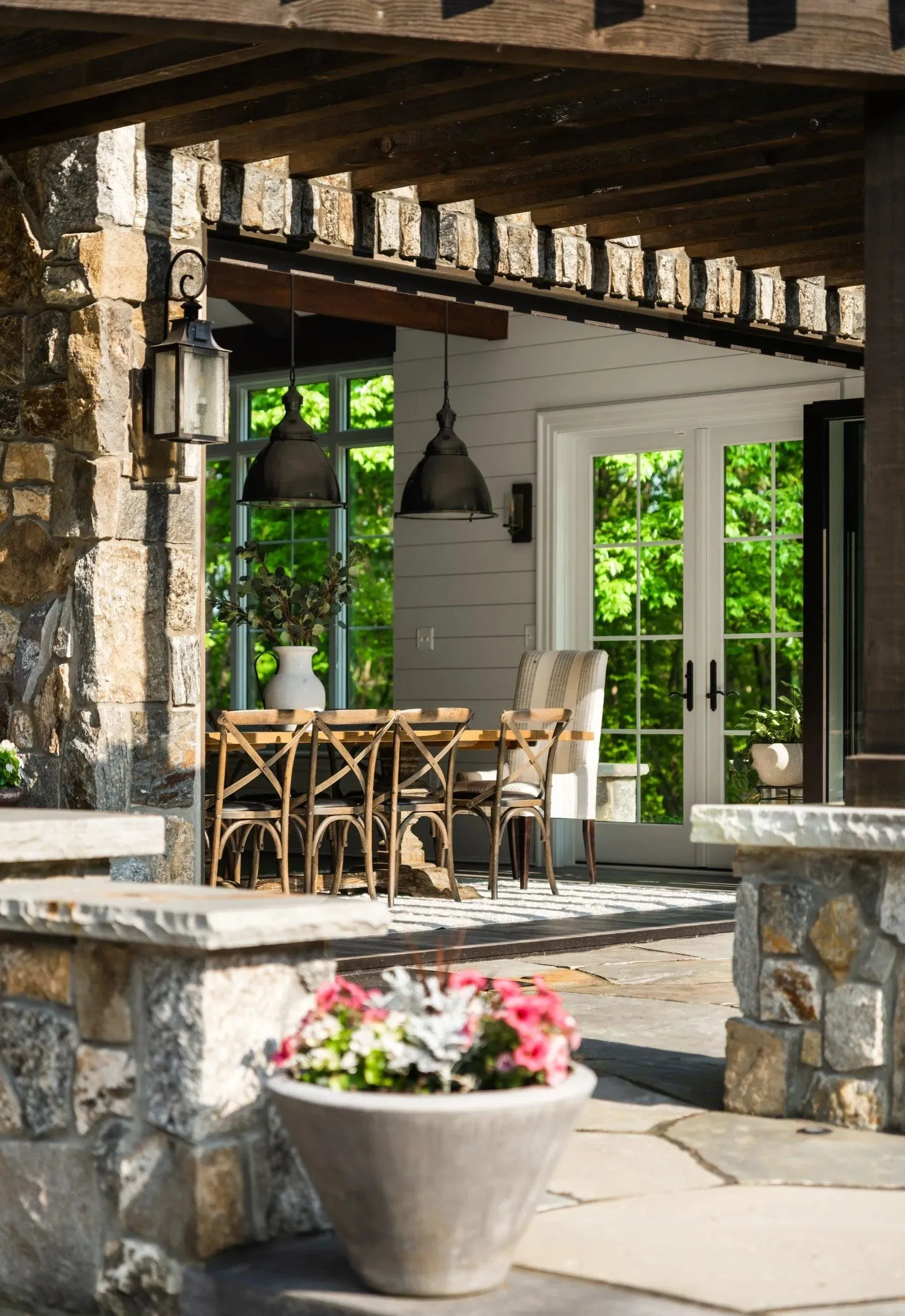Charming Stone Home with Expansive Porch