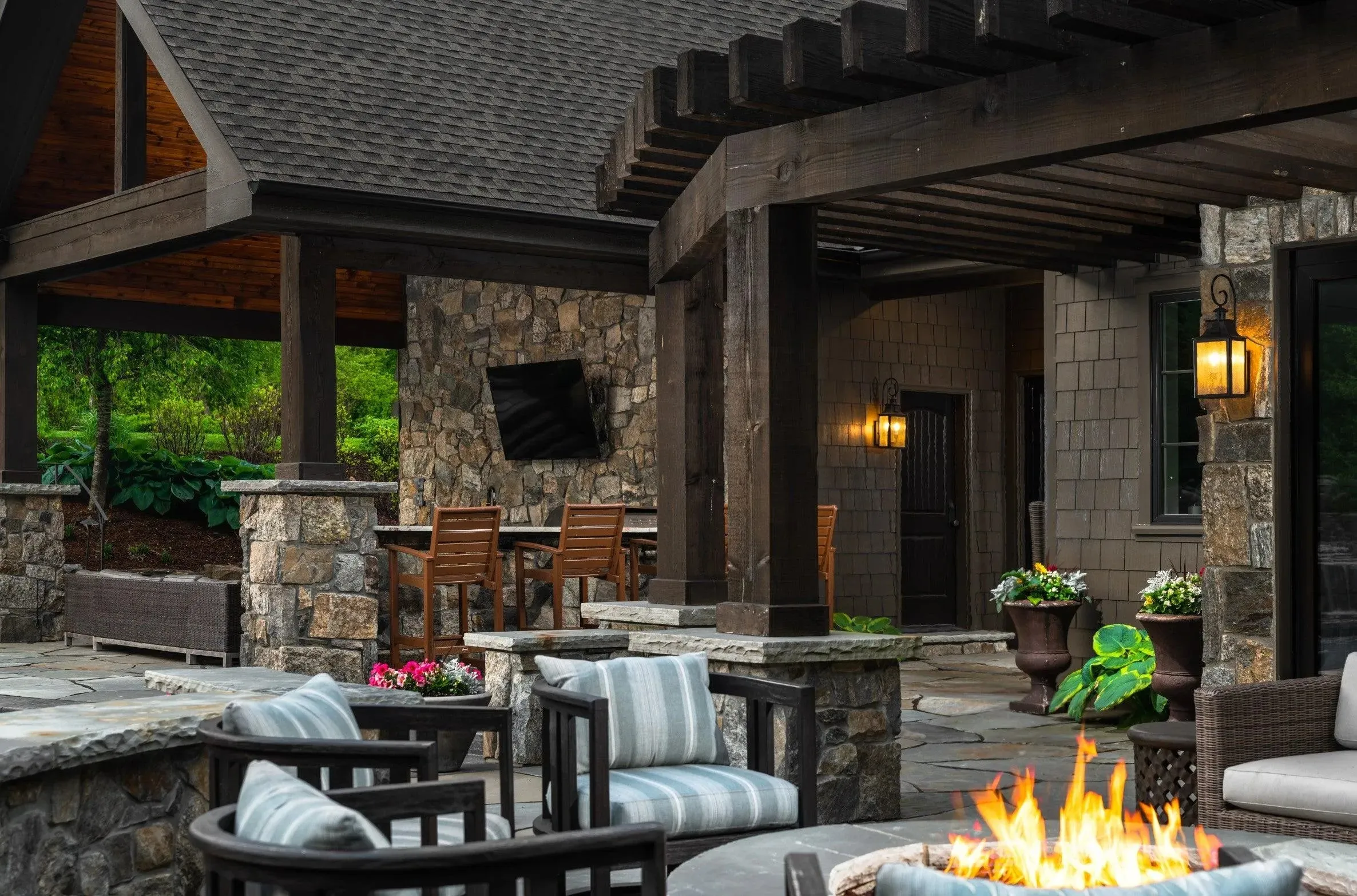 Charming Stone Home with Expansive Porch