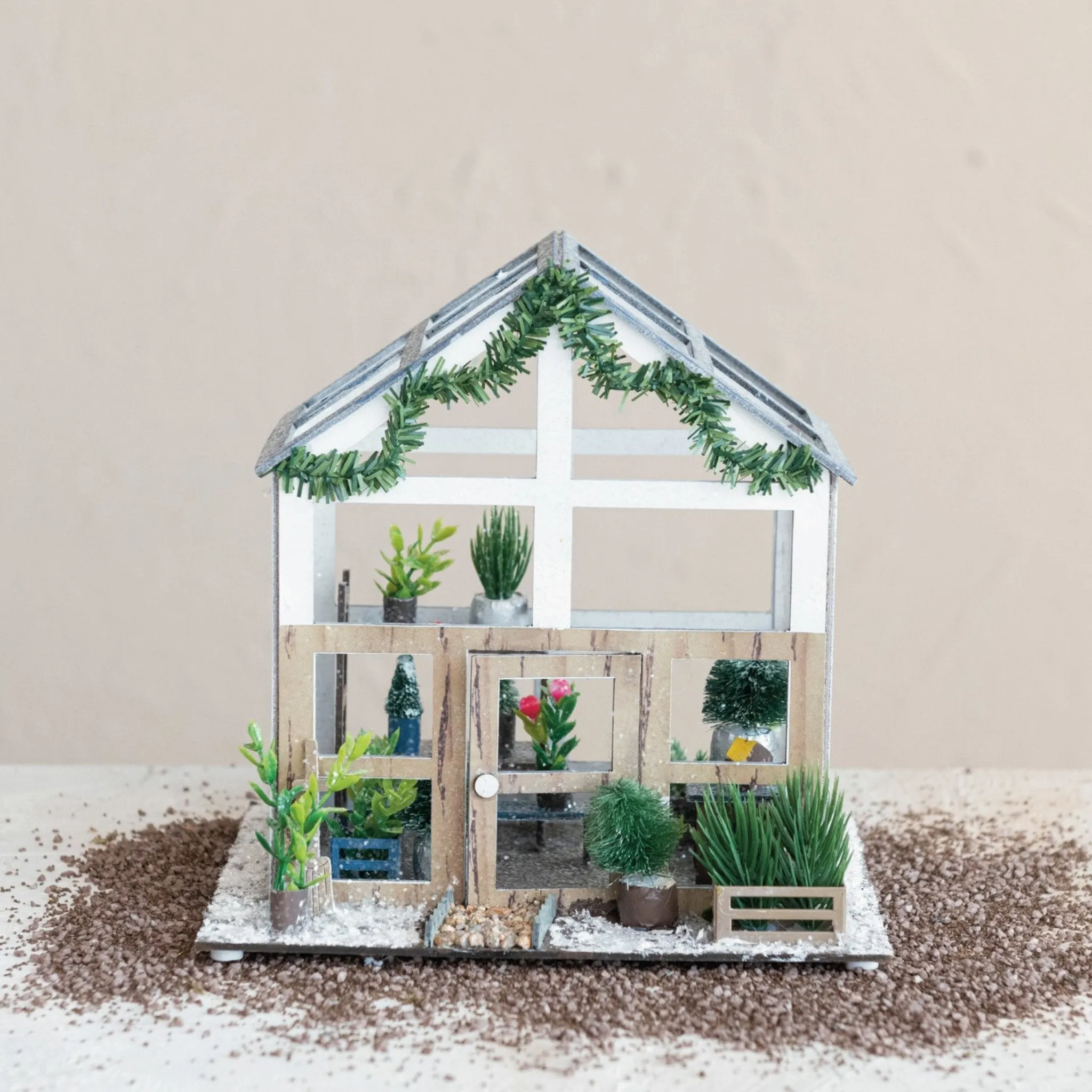 Charming Winter Greenhouse