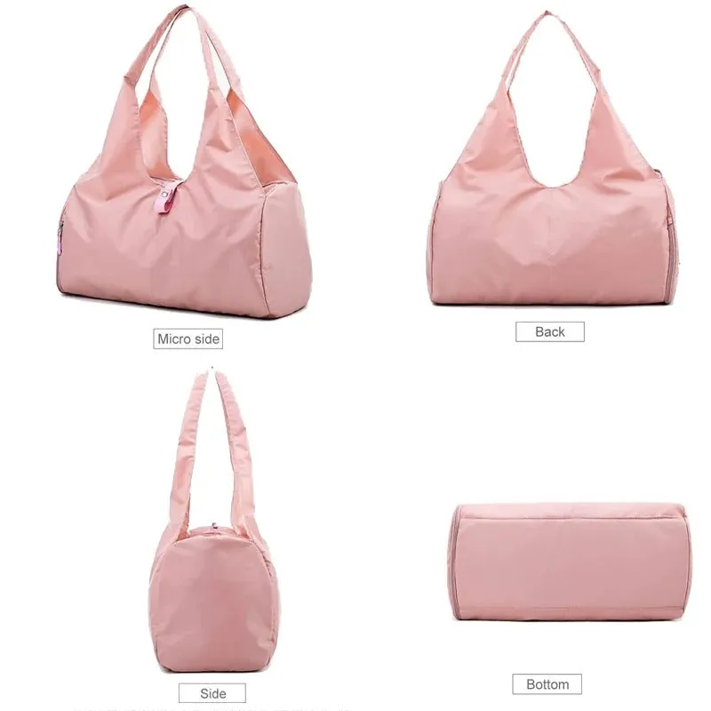 Chic Pink Yoga Mat Gym Bag