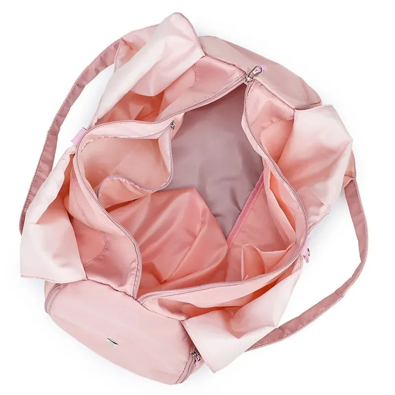 Chic Pink Yoga Mat Gym Bag