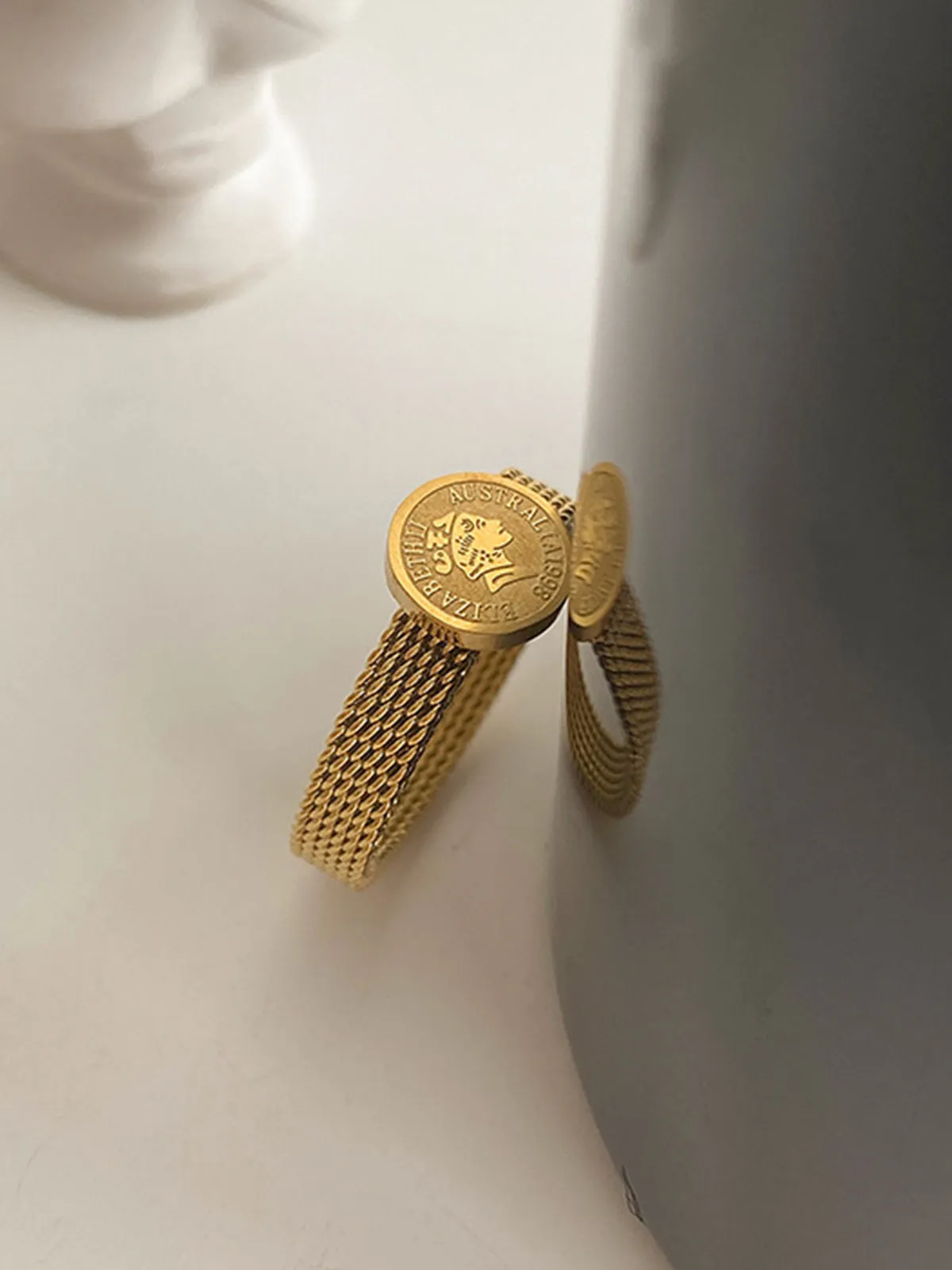 Coin Charming Decor Ring