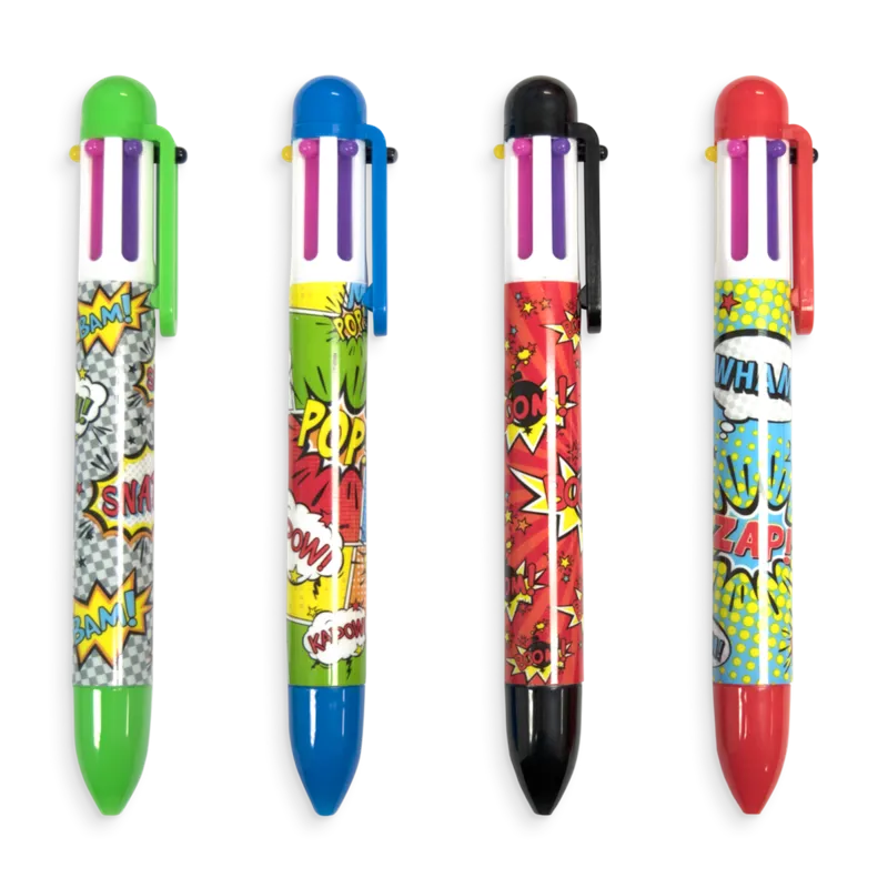 Comic Attack 6 Click Multi Color Pen