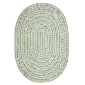 Cottage Braided Wool Rug - Yellow/Green