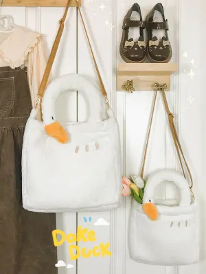 Cottagecore Goose Duck Shoulder Messenger Tote Bag