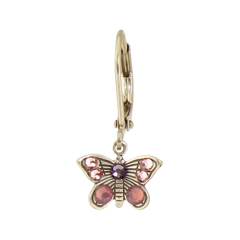 Crystal Butterfly Earrings