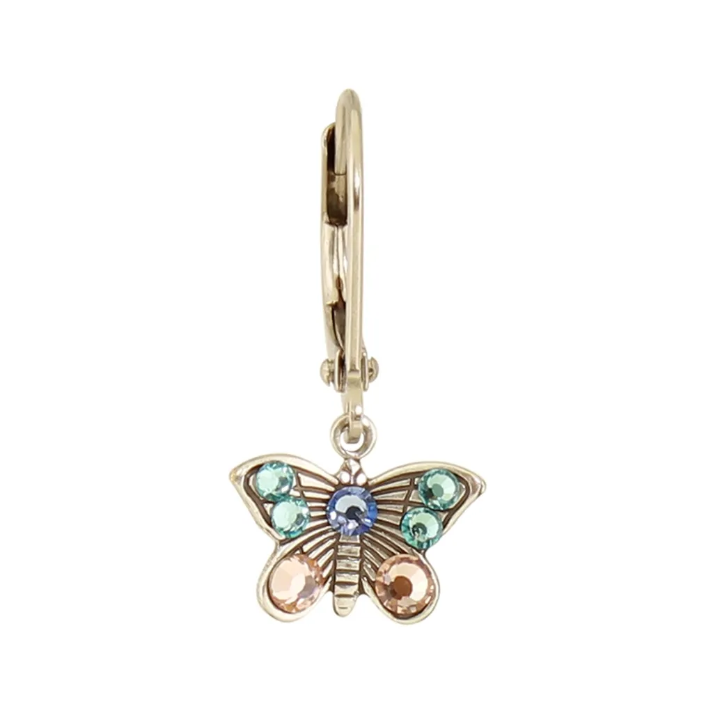 Crystal Butterfly Earrings