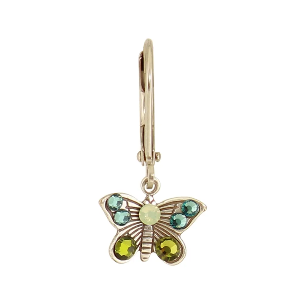 Crystal Butterfly Earrings