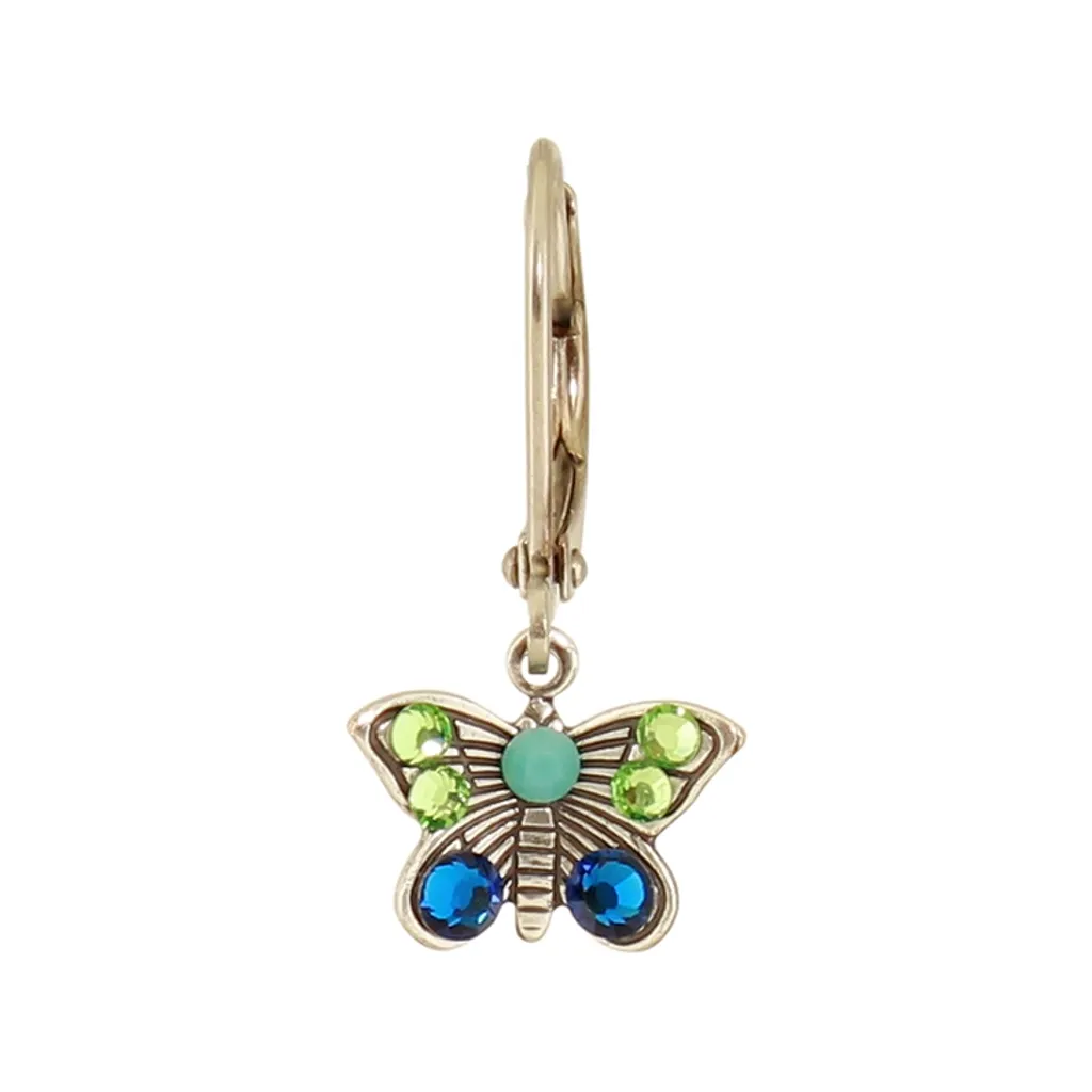 Crystal Butterfly Earrings