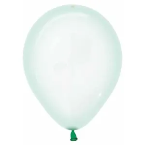 Crystal Pastel Green Latex Balloons 11" (100/Bg)