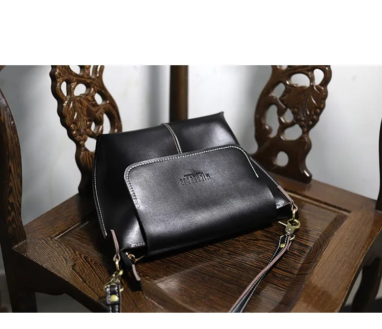 Cute Green LEATHER Side Bag Handmade WOMEN Green Crossbody BAG Phone Purse FOR WOMEN