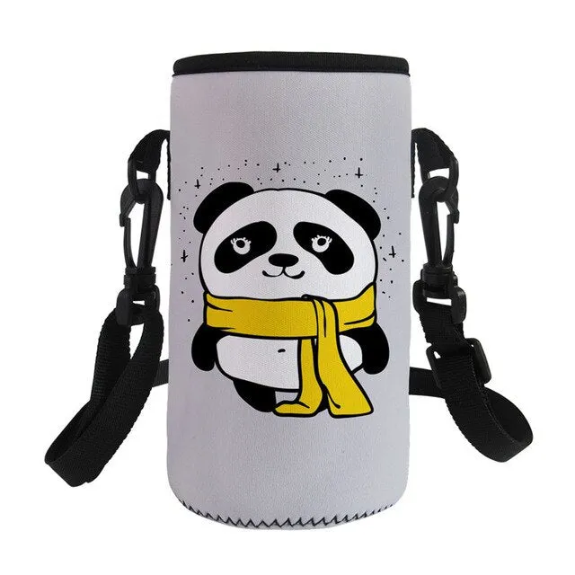 Cute Panda Soft  Water Bottle