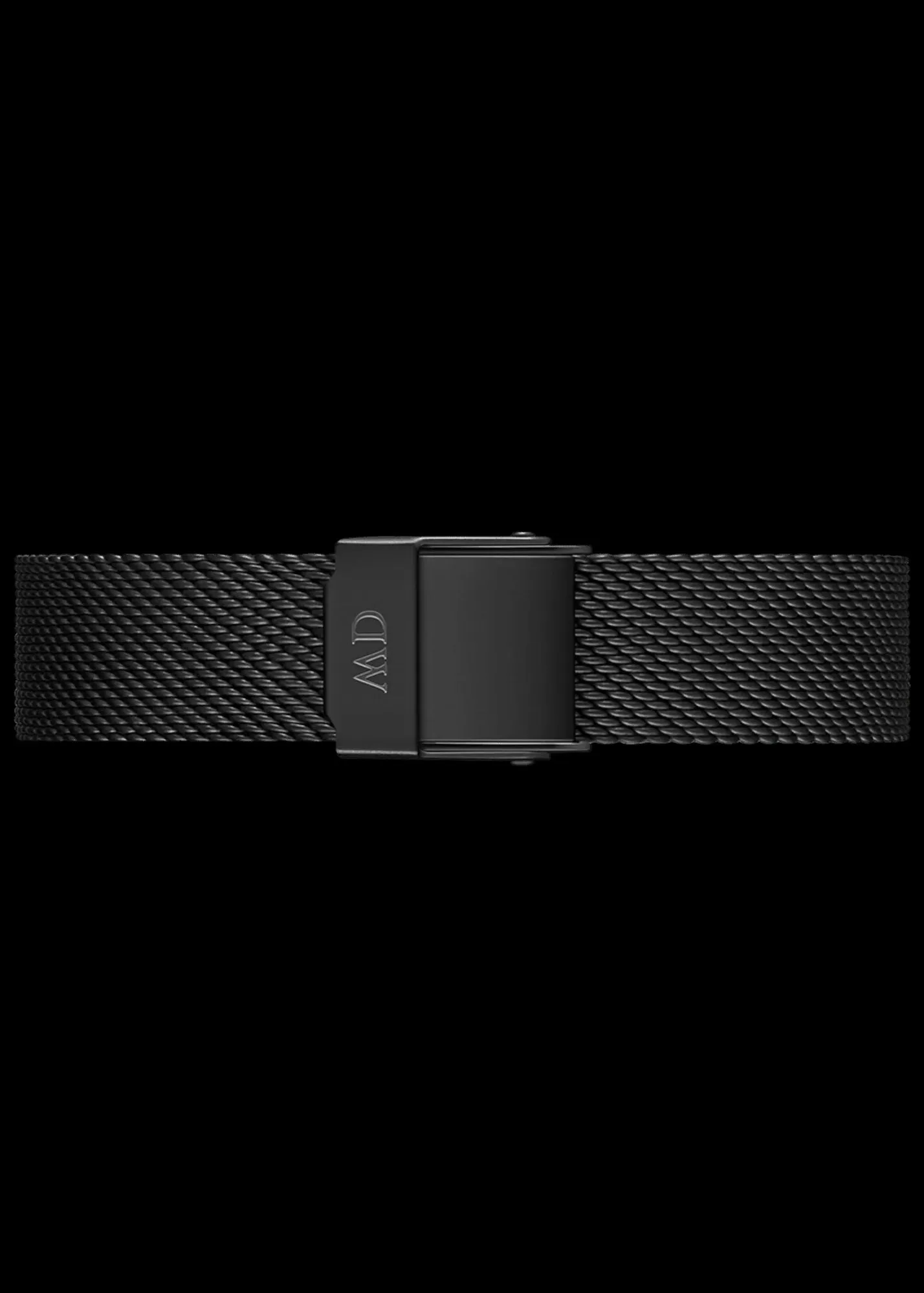 DANIEL WELLINGTON 16MM BLACK MESH BRACELET 16MM BLACK MESH