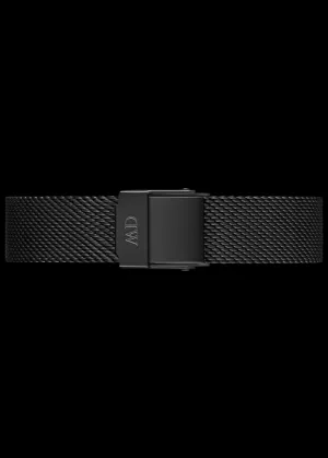 DANIEL WELLINGTON 16MM BLACK MESH BRACELET 16MM BLACK MESH