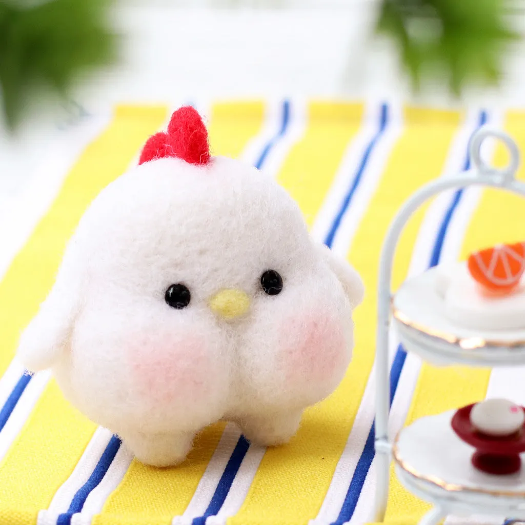 DIY Wool Felt Plush Doll Poke Material Kit Pack