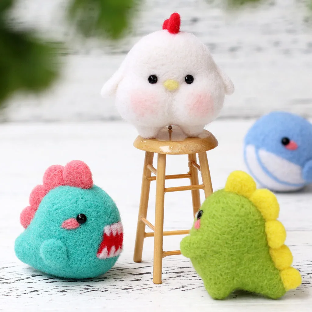 DIY Wool Felt Plush Doll Poke Material Kit Pack