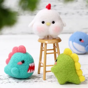 DIY Wool Felt Plush Doll Poke Material Kit Pack