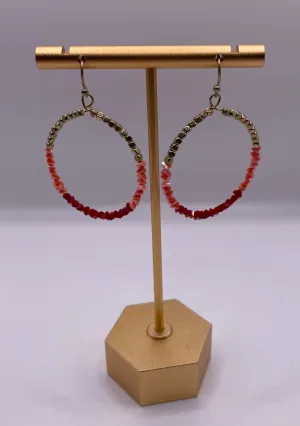 Dorothy Beaded Hoops