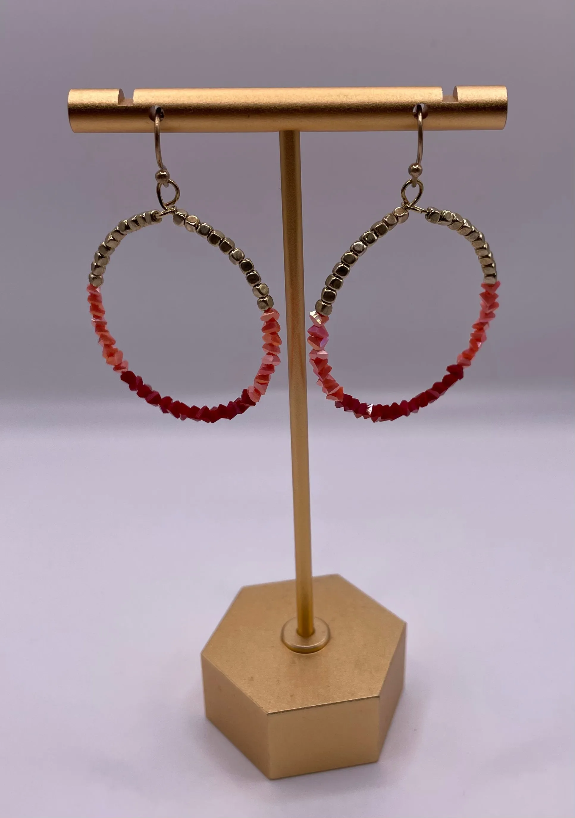 Dorothy Beaded Hoops