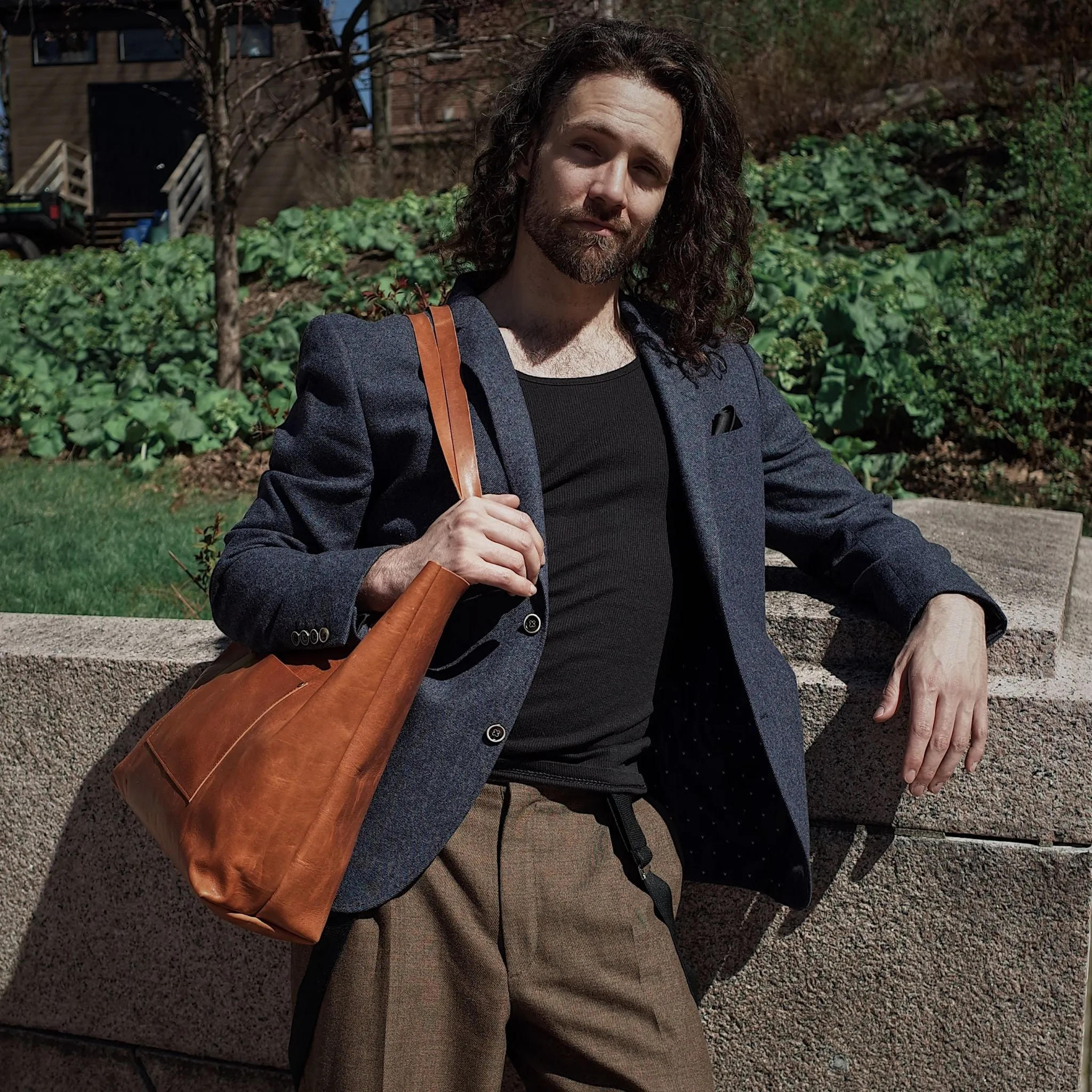 Dunham Leather Tote Bag – English Tan Edition