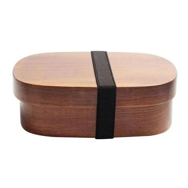 Eco-Friendly Wooden Bento Box Set with Leakproof Features - Perfect for Healthy Family Meals