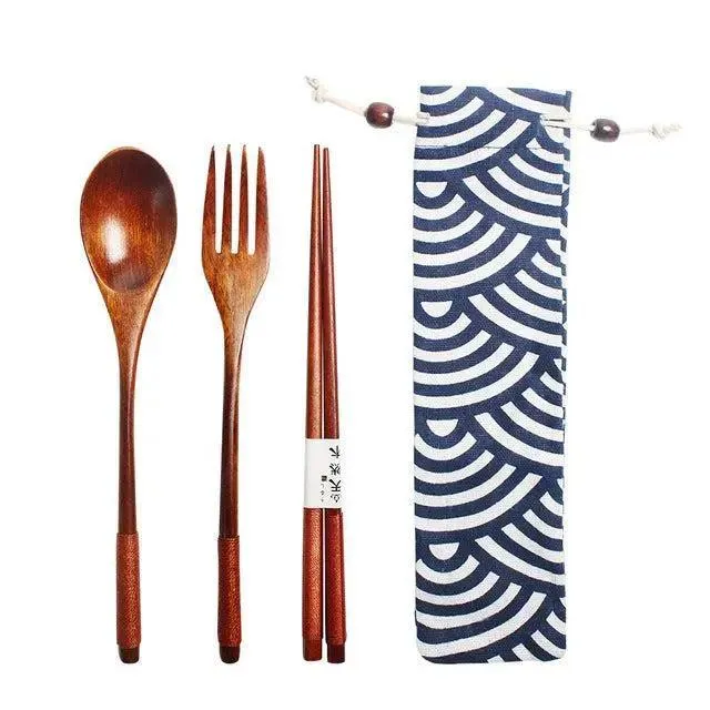 Eco-Friendly Wooden Bento Box Set with Leakproof Features - Perfect for Healthy Family Meals