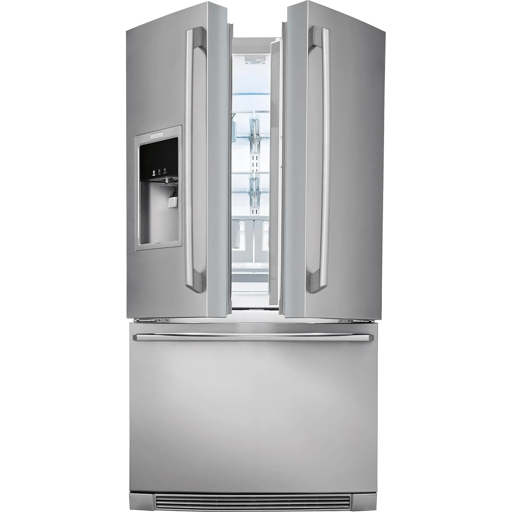 Electrolux 36-inch, 21.5 cu. ft. Counter-Depth French 3-Door Refrigerator with Wave-Touch® Controls EW23BC87SS