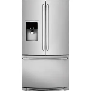Electrolux 36-inch, 21.5 cu. ft. Counter-Depth French 3-Door Refrigerator with Wave-Touch® Controls EW23BC87SS