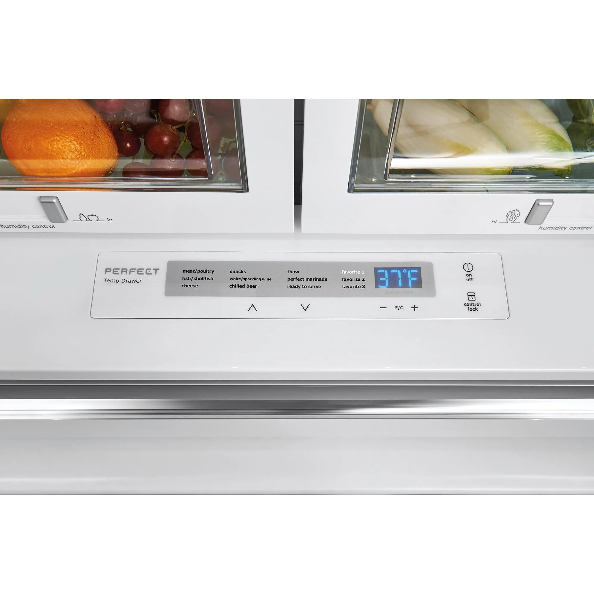 Electrolux 36-inch, 21.5 cu. ft. Counter-Depth French 3-Door Refrigerator with Wave-Touch® Controls EW23BC87SS