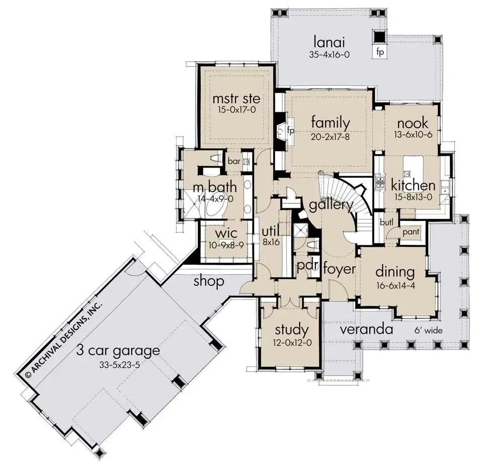 Elegant 3-Bedroom Home with Bonus Room, Workshop, and Wraparound Porch