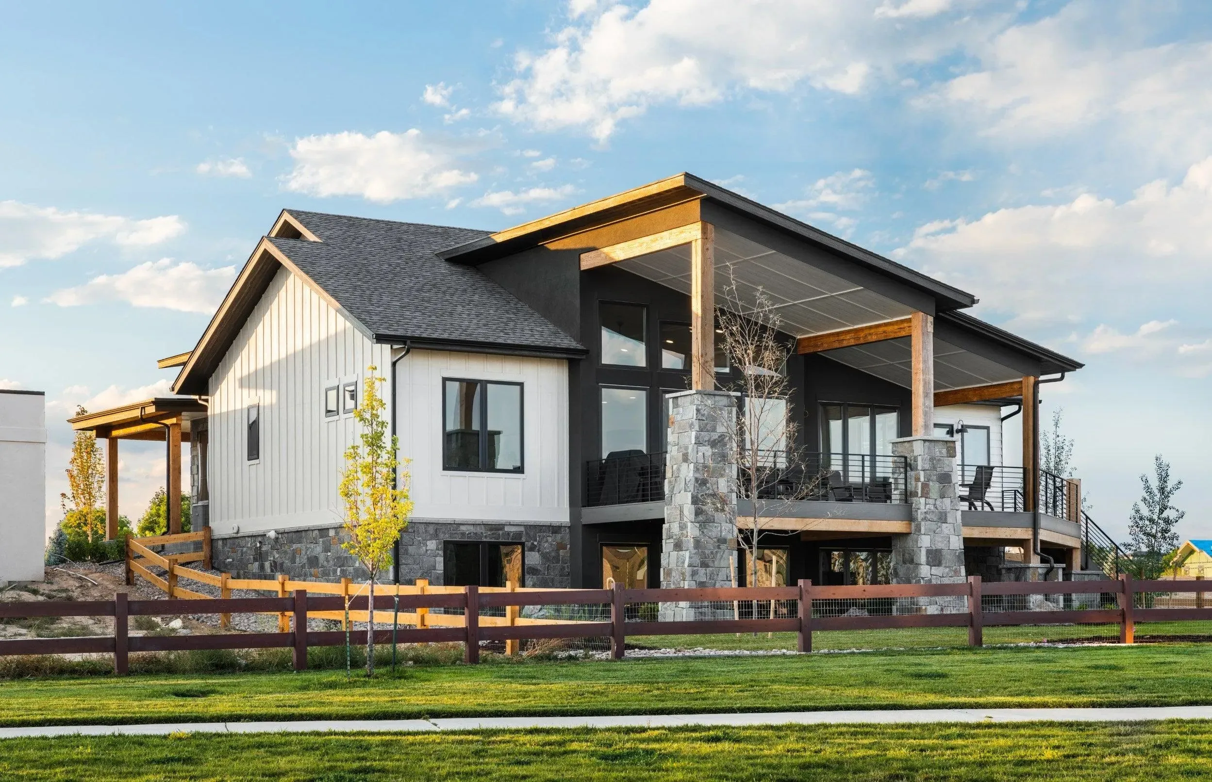 Elegant 3-bedroom home with open layout and spacious basement.