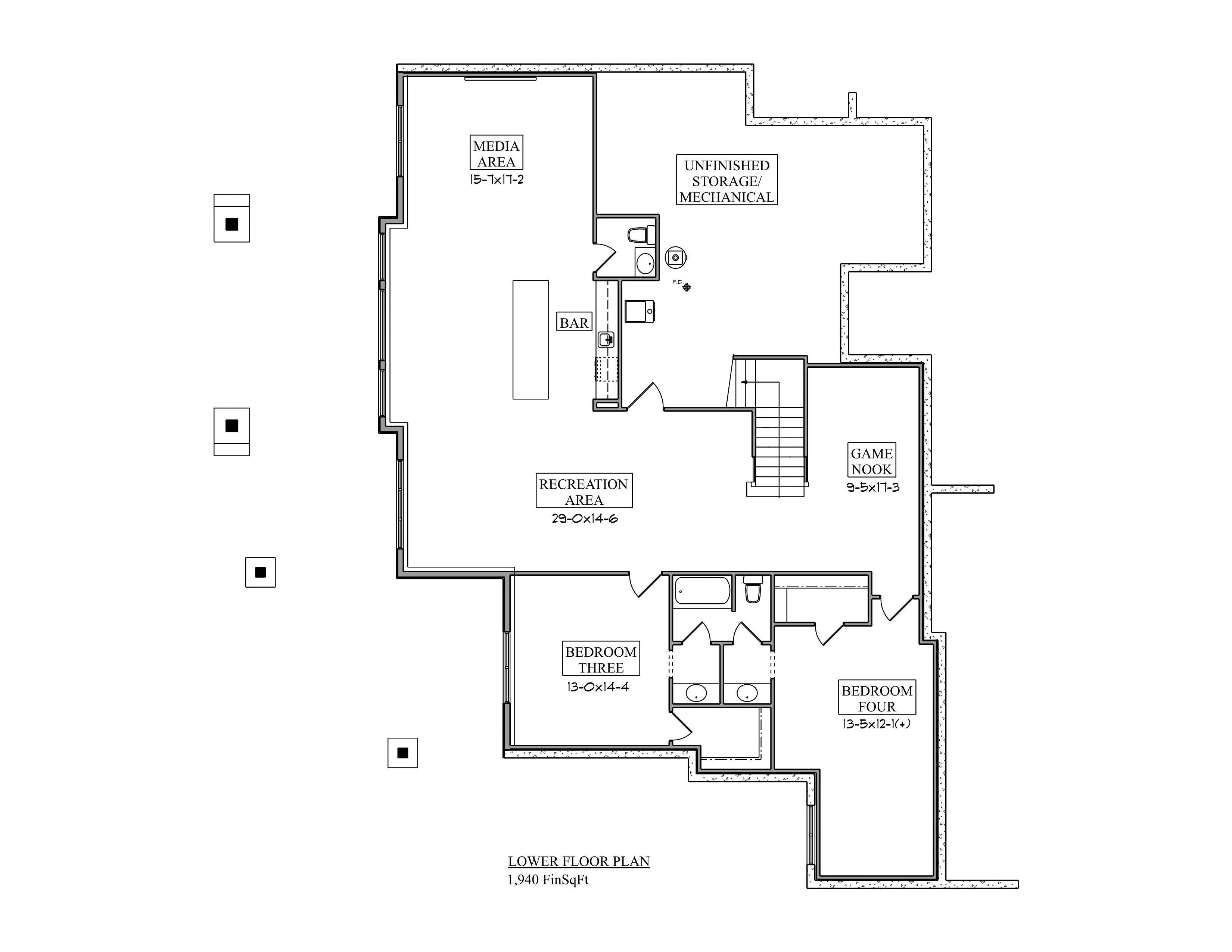 Elegant 3-bedroom home with open layout and spacious basement.