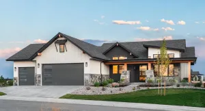 Elegant 3-bedroom home with open layout and spacious basement.
