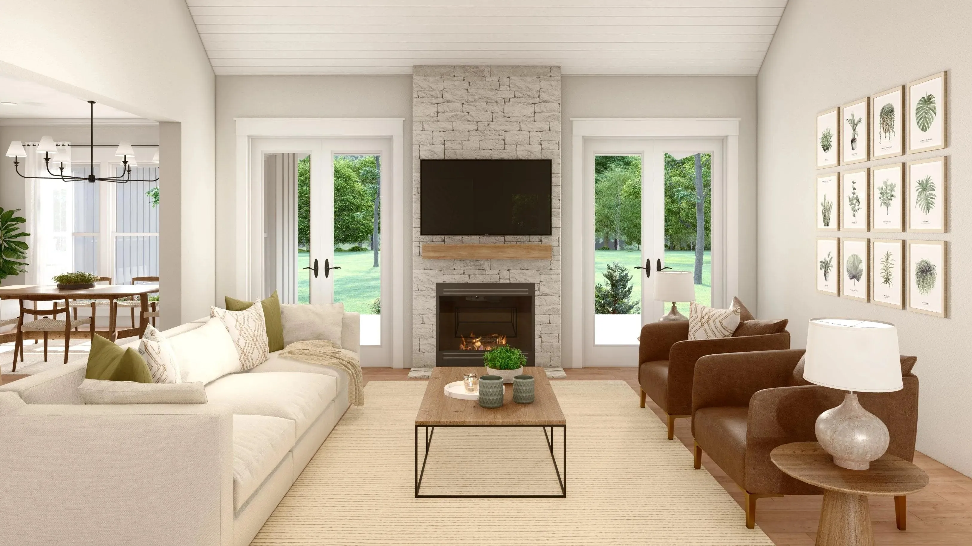 Elegant 3-Bedroom Home with Spacious Porches